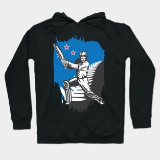 New Zealand Cricket Player Batsman Design Hoodie